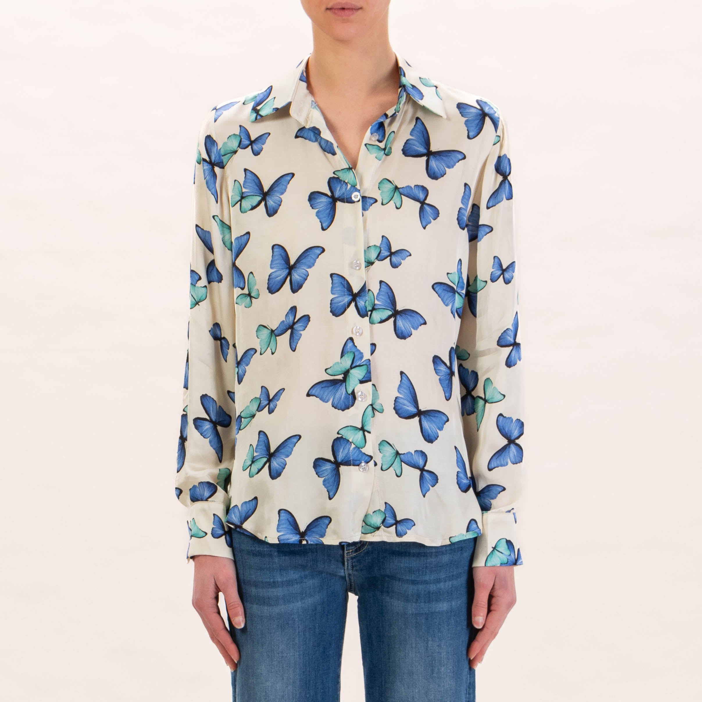 Camicia farfalle sale