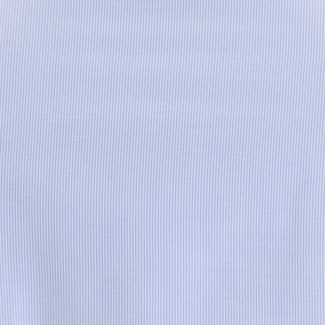 Zeroassoluto-Camisa slim fit - rayas blancas finas/azul claro