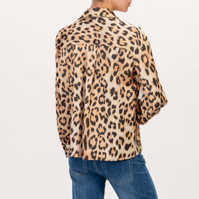 Dixie-Spotted camisa - arena/negro