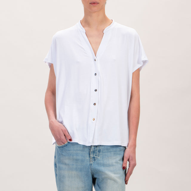 Zeroassoluto-CRIS camiseta de jersey chester - blanco