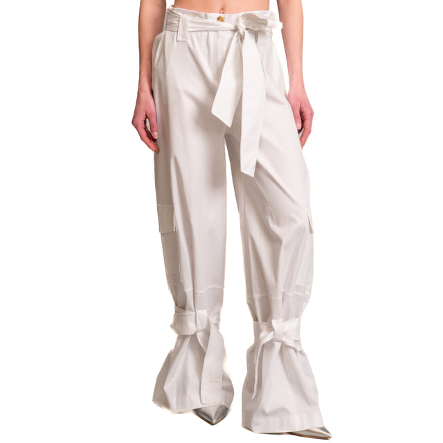 Haveone-Pantalone cargo con fusciacca - bianco