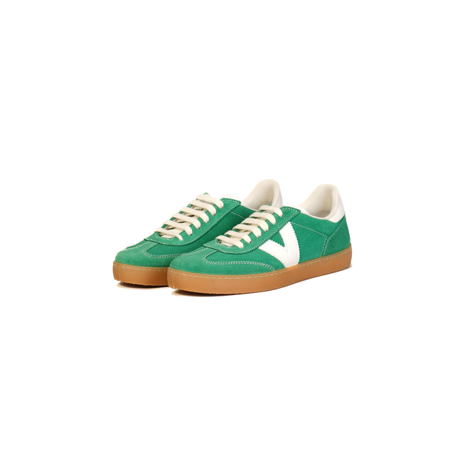 Victoria-Sneakers scamosciata - verde/bianco