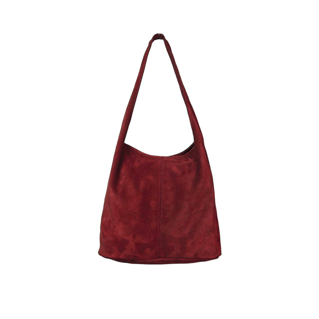 W by Whitemood-Borsa shopper scamosciata - Bordeaux