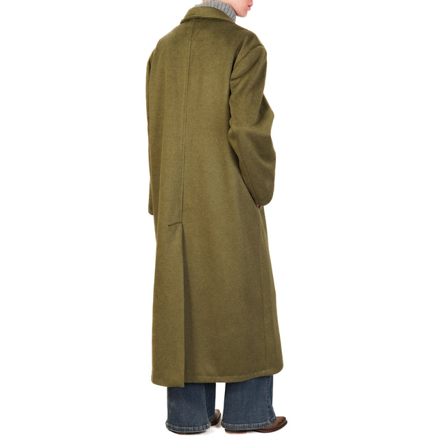 Haveone-Cappotto oversize 3 bottoni - militare