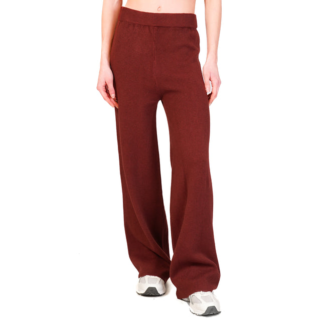 Haveone-Completo maglia e pantalone - Bordeaux