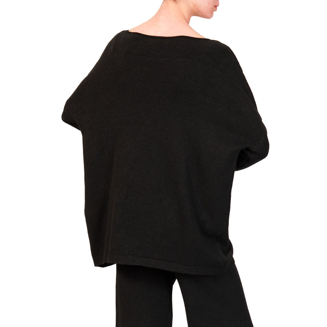 Haveone-Completo maglia e pantalone - nero