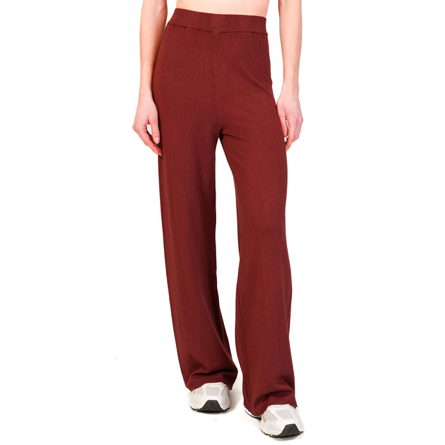 Haveone-Completo maglia e pantalone - Bordeaux