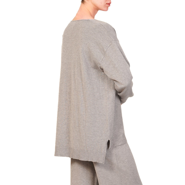 Haveone-Completo maglia e pantalone - grigio