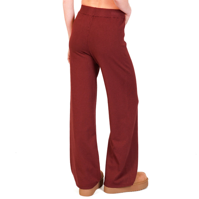 Haveone-Completo maglia e pantalone - Bordeaux