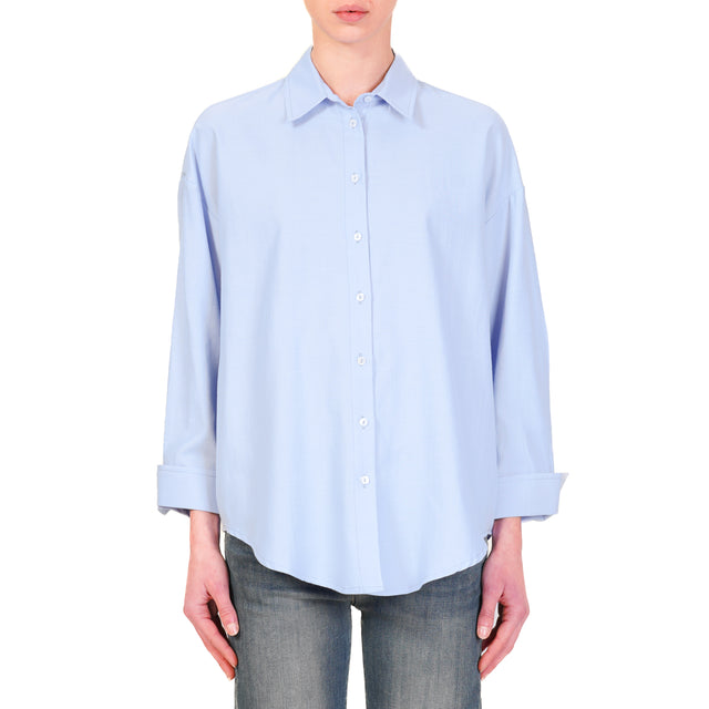 Dixie-Camicia oxford regular fit - celeste