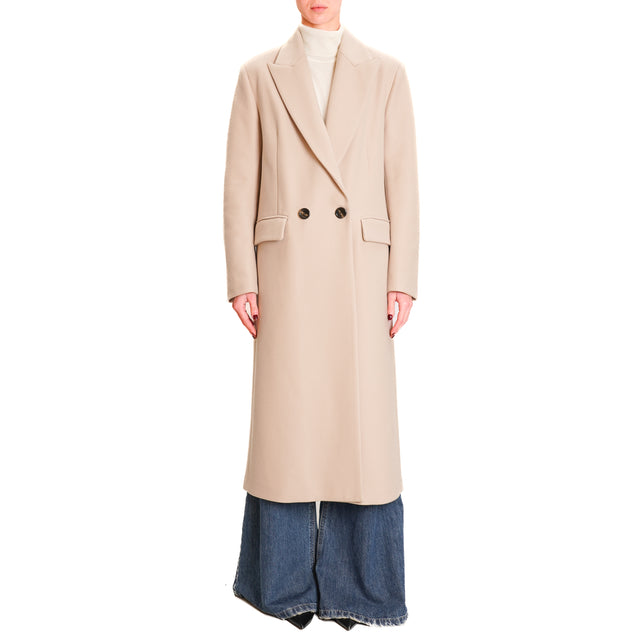 Dixie-Double-breasted coat - beige