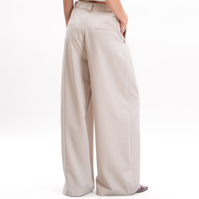 Imperial-Pantalone palazzo con pinces - mastice