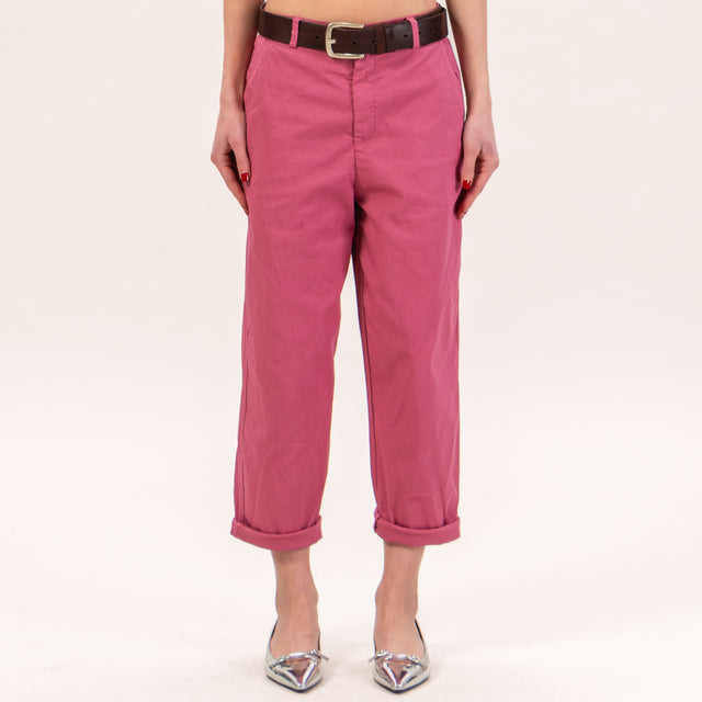 Zeroassoluto-LORY pantalones baggy elásticos - rosa