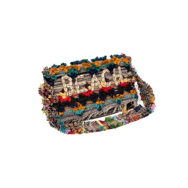 Bolsa souvenir con bandolera "BEACH" - multicolor