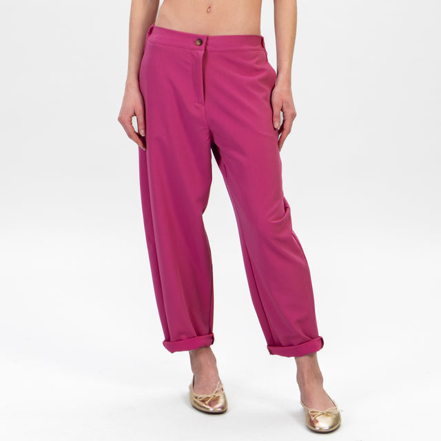 Zeroassoluto-BATY pantalones holgados - hortensia