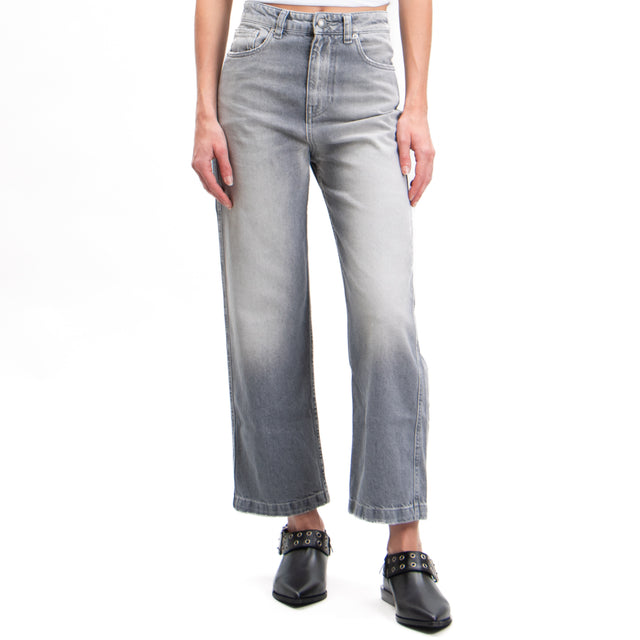 Vicolo-Jeans KATE straight cropped fit - grigio fumo