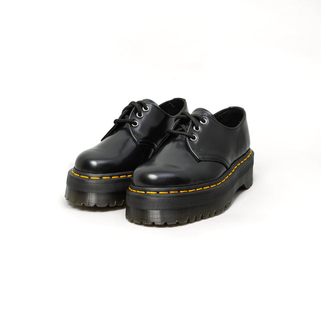 Dr.Martens-Scarpe platform in pelle - nero