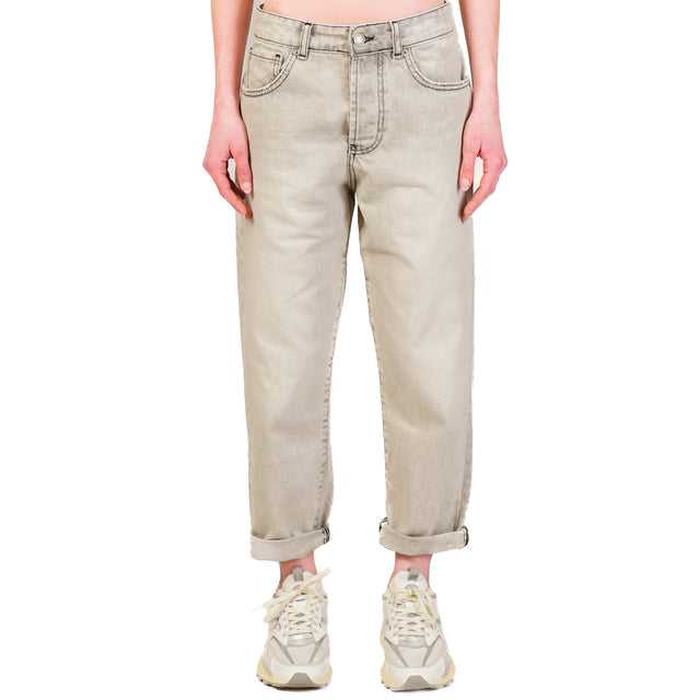 Zeroassoluto-Jeans MORGANA boyfriend - light grey