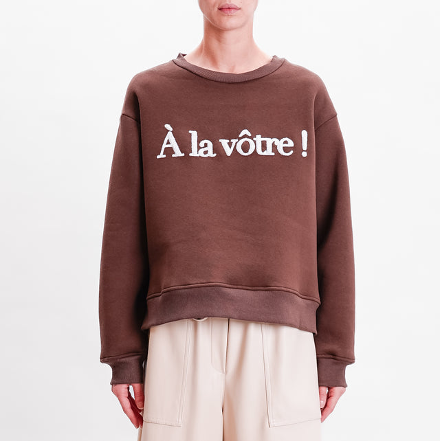 Motel-Sweatshirt A LA VOTRE! - dark-haired