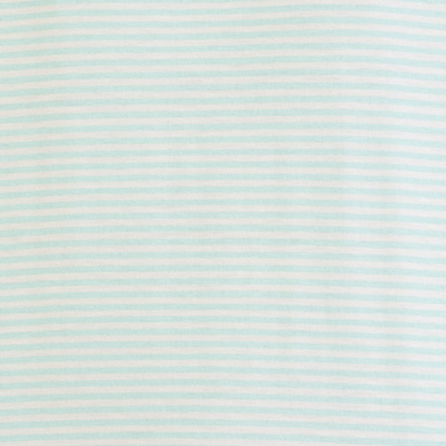 Zeroassoluto-Camiseta de punto a rayas con mangas 3/4 - leche/agua