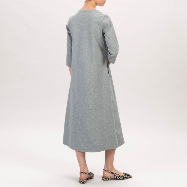 Zeroassoluto-ALICE vestido punto milan - gris