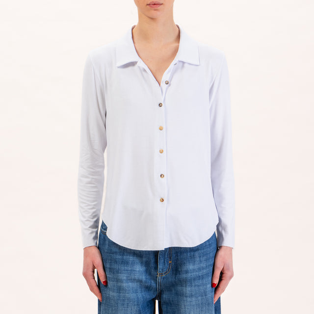Camisa Zeroassoluto-CARLY de punto - blanco
