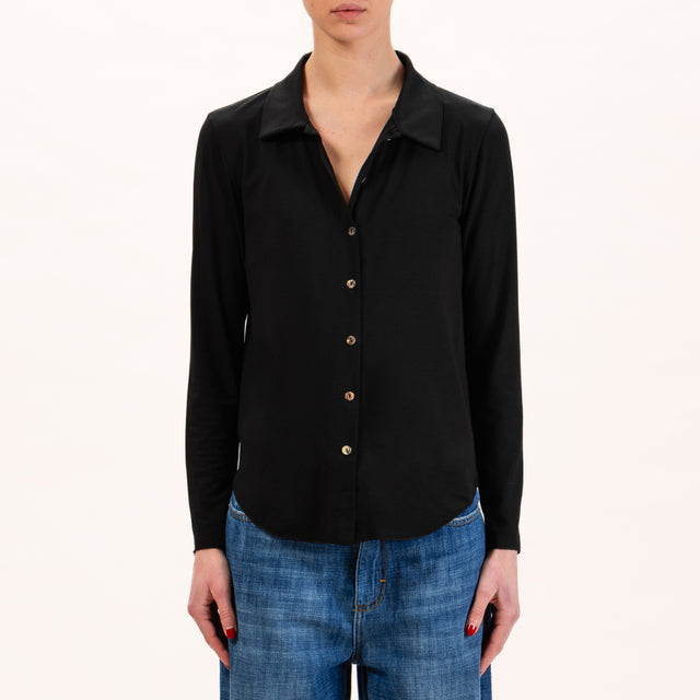 Camisa Zeroassoluto-CARLY de punto - negro