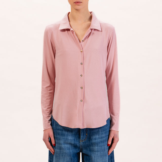 Zeroassoluto-CARLY camiseta de punto - rosa