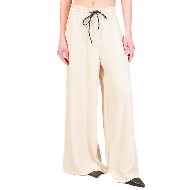 Tensione in-Pantalone con coulisse - sand