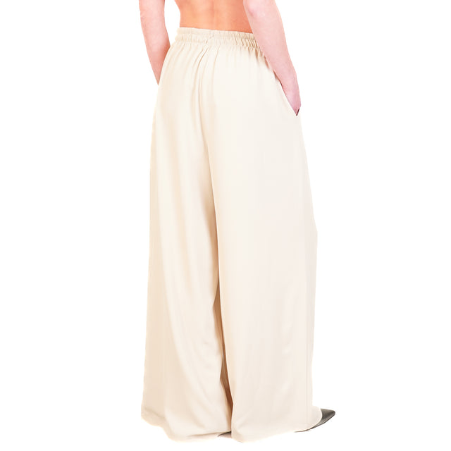 Tensione in-Pantalone con coulisse - sand