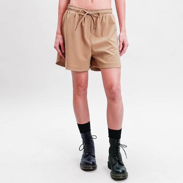 In-Short Drawstring Tension - Camel