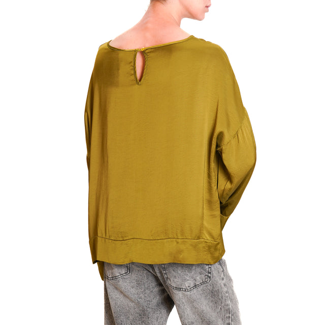 Tensione in-Blusa in satin - olio