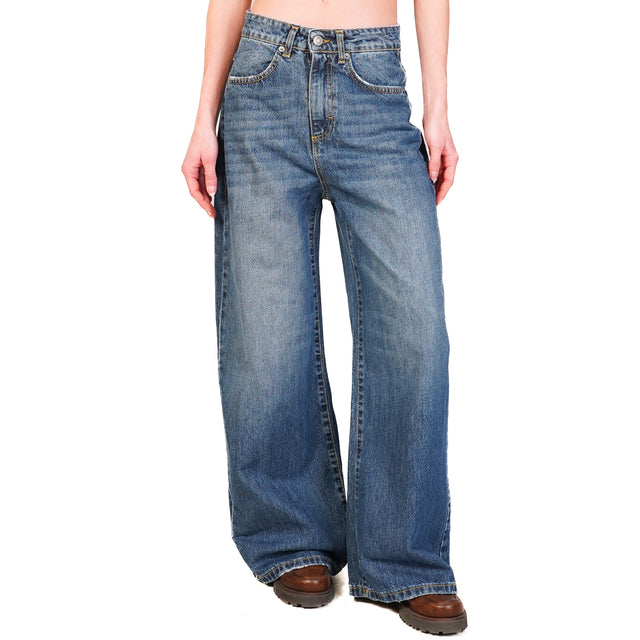 Tension in-Jeans Giusi wide leg - denim