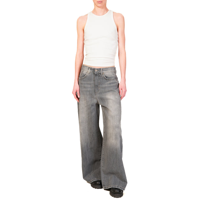 Tensione in-Jeans Giusi wide leg - denim grey