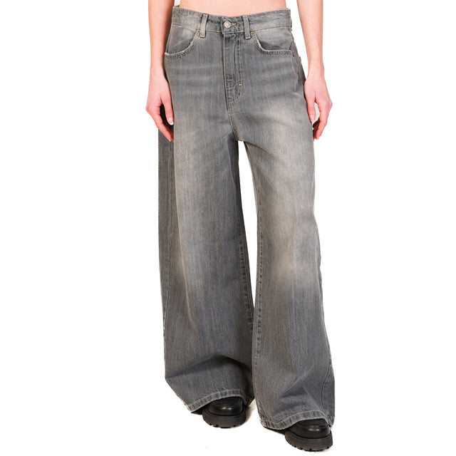 Tensione in-Jeans Giusi wide leg - denim grey