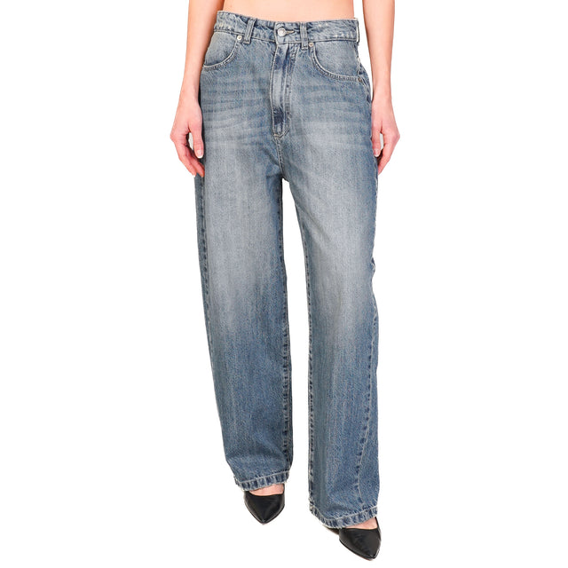 Tensione in-Jeans MIAMI eggfit con abrasioni - denim