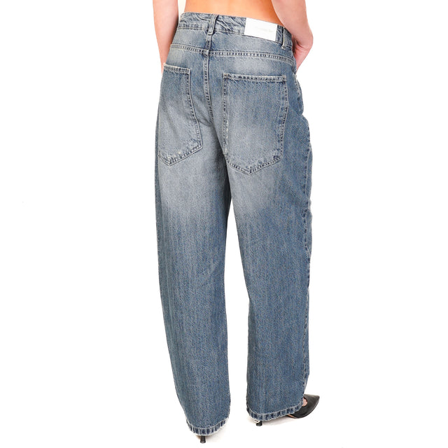 Tensione in-Jeans MIAMI eggfit con abrasioni - denim