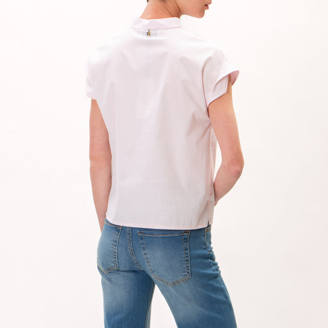 Souvenir-Camisa sin mangas con aberturas laterales - polvo
