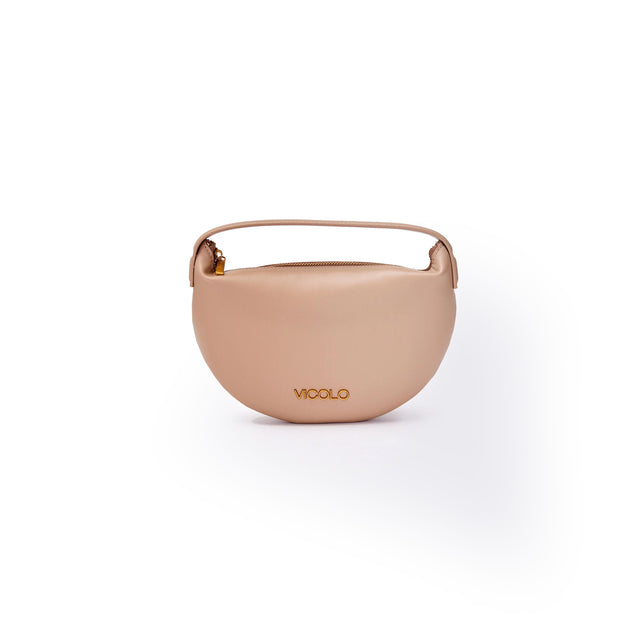 Vicolo-Borsa Croissant - beige