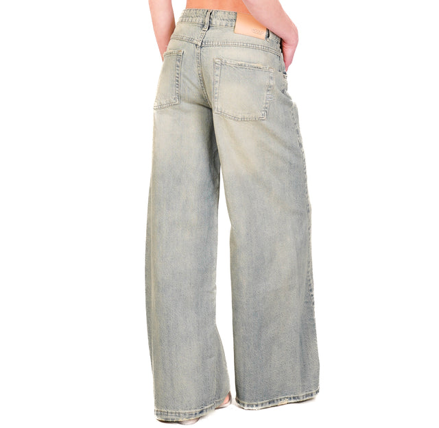 Vicolo-Jeans NATALIE wide leg - denim lavaggio tè