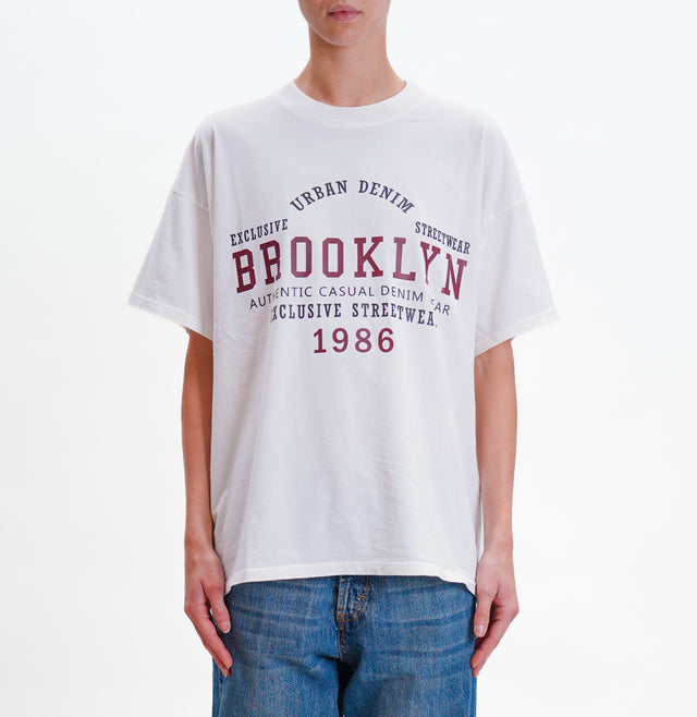 Vicolo-T-shirt BROOKLYN - bianco