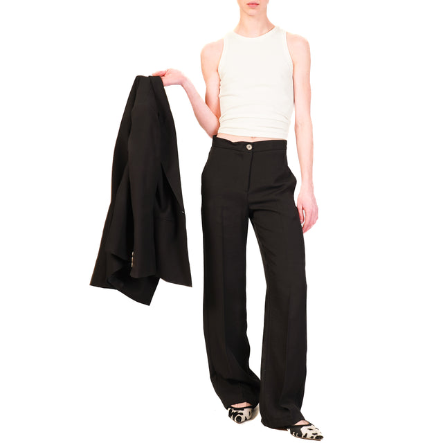 Vicolo-Pantalone dritto - nero