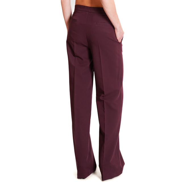 Vicolo-Pantalone gamba dritta - vino