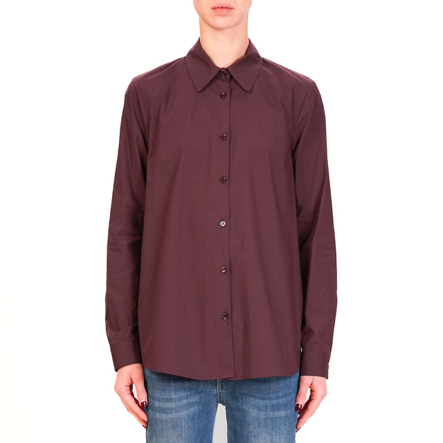 Vicolo-Camicia in cotone - vino