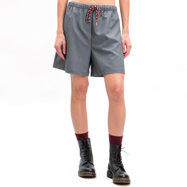 Vicolo-Shorts con coulisse - grigio