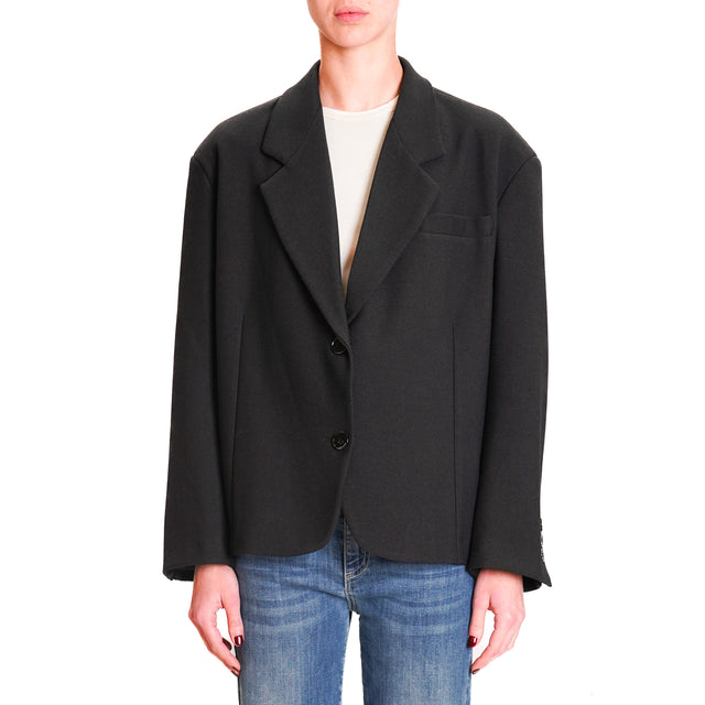 Vicolo-Jacket 2/4 back slit - black