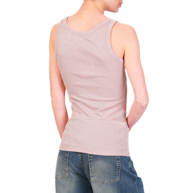 Vicolo-Top in lurex - rosa