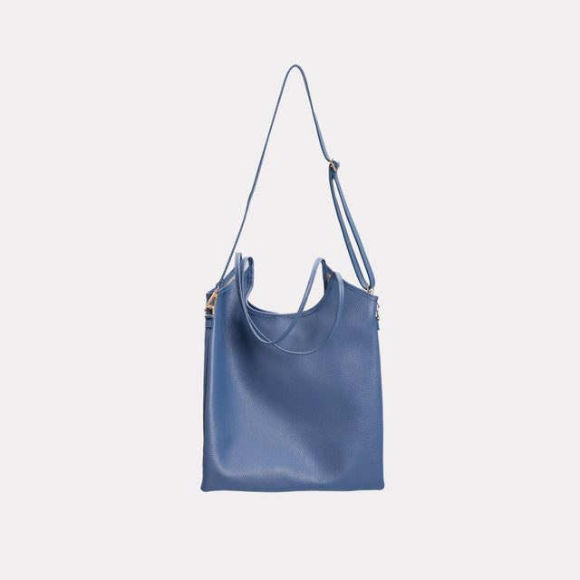 W by Whitemood-Borsa shopper in pelle - polvere