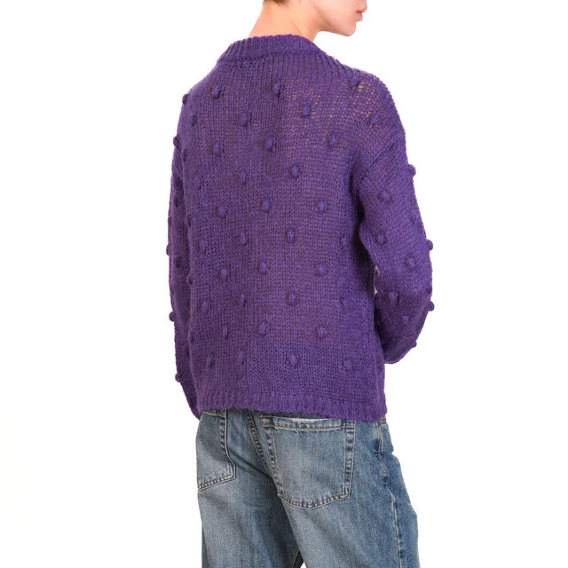 Zeroassoluto-Maglia mohair - viola