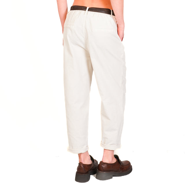 Zeroassoluto-LORY stretch corduroy trousers - butter